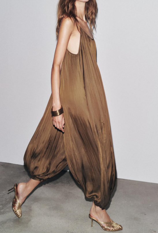 The Oversize Pleated Jumpsuit