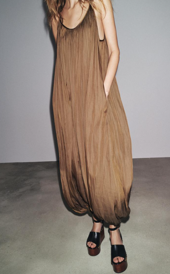 The Oversize Pleated Jumpsuit