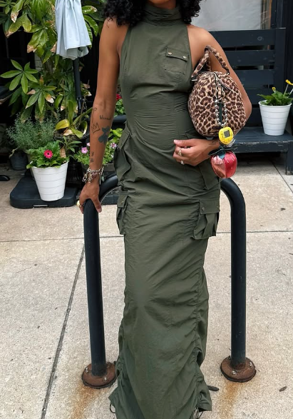 Fab Cargo Maxi Dress