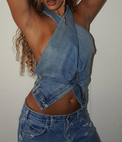 Fab Hippop Denim Top