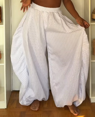 Stylish Striped Blazer 2pc Set