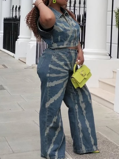 The Statement Vibe Denim Set