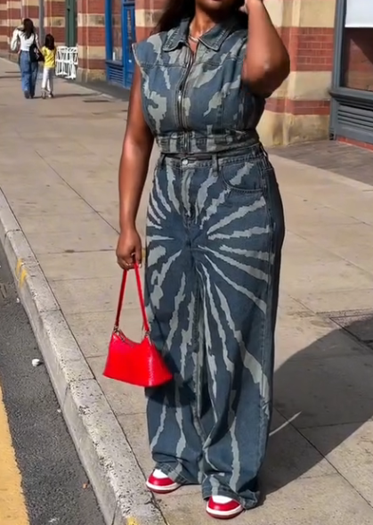 The Statement Vibe Denim Set