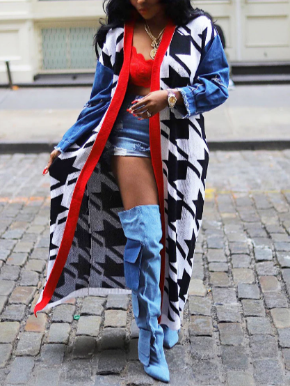 Casual Denim Cardigan