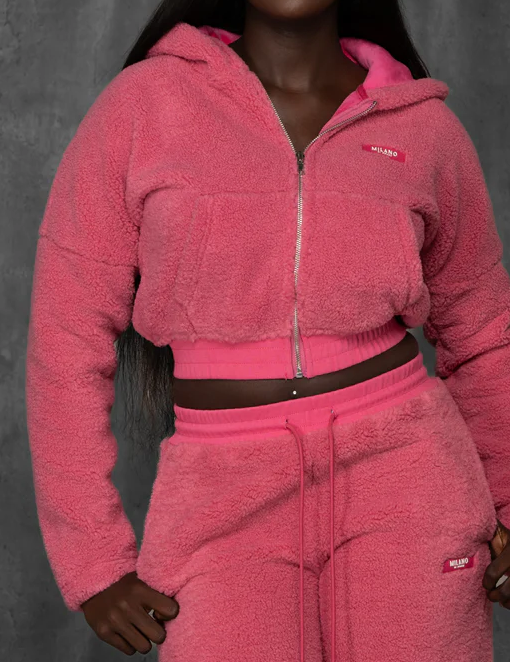 Warm Hoodie Shorts 2pc Set