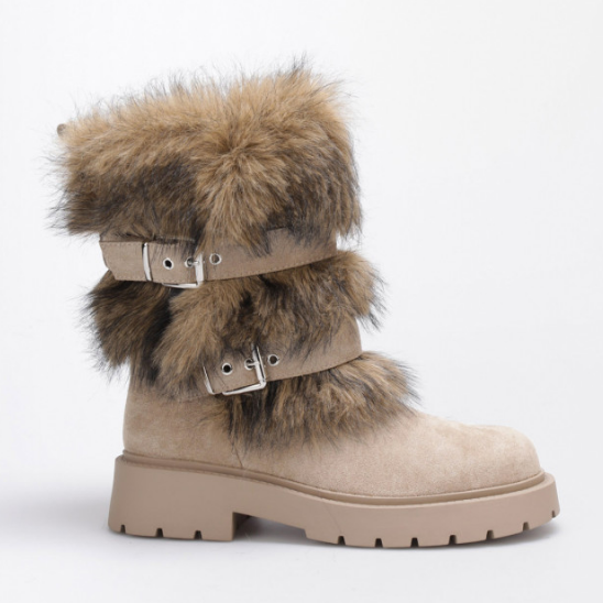 Chic Faux Fur Warm Boots