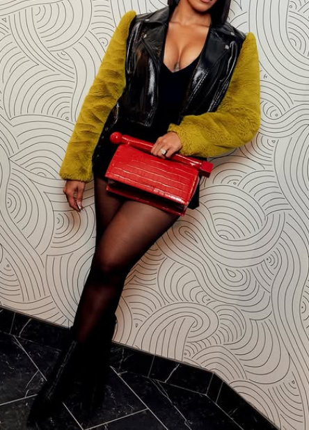 Fab Faux Fur Leather Jacket