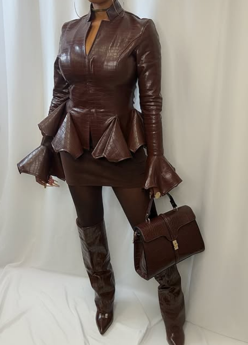 Fab Stylish PU Jacket