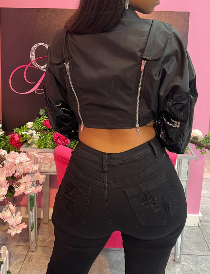 Fab Patchwork Design Jacket