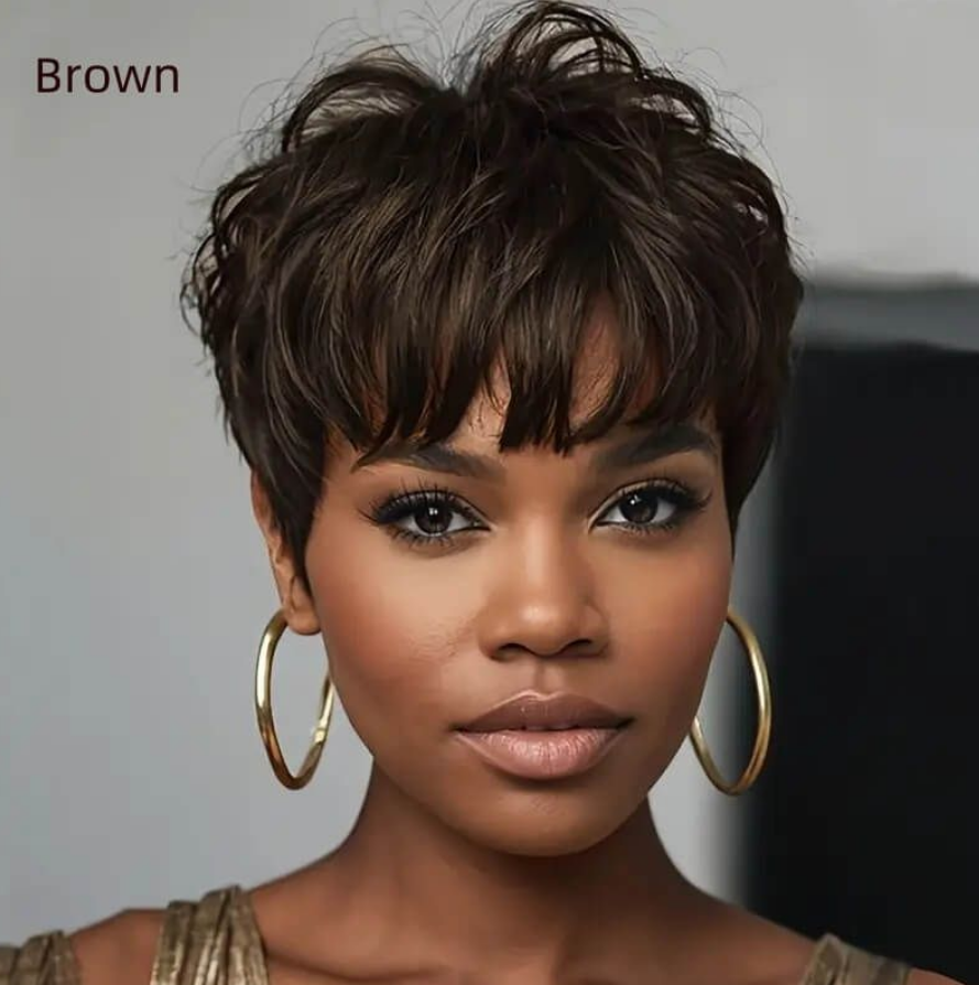 Chic Curly Short Wig