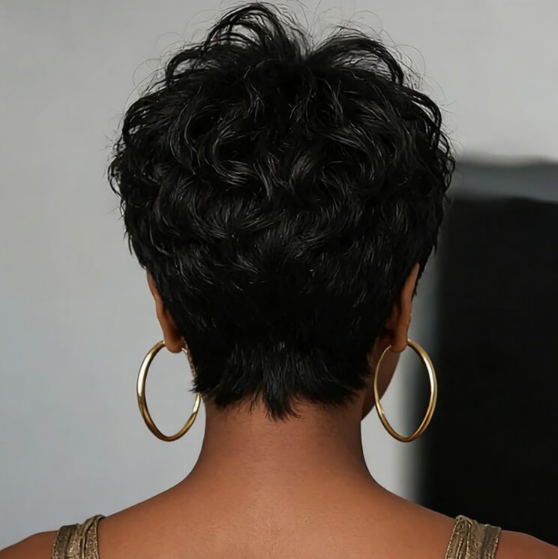 Chic Curly Short Wig