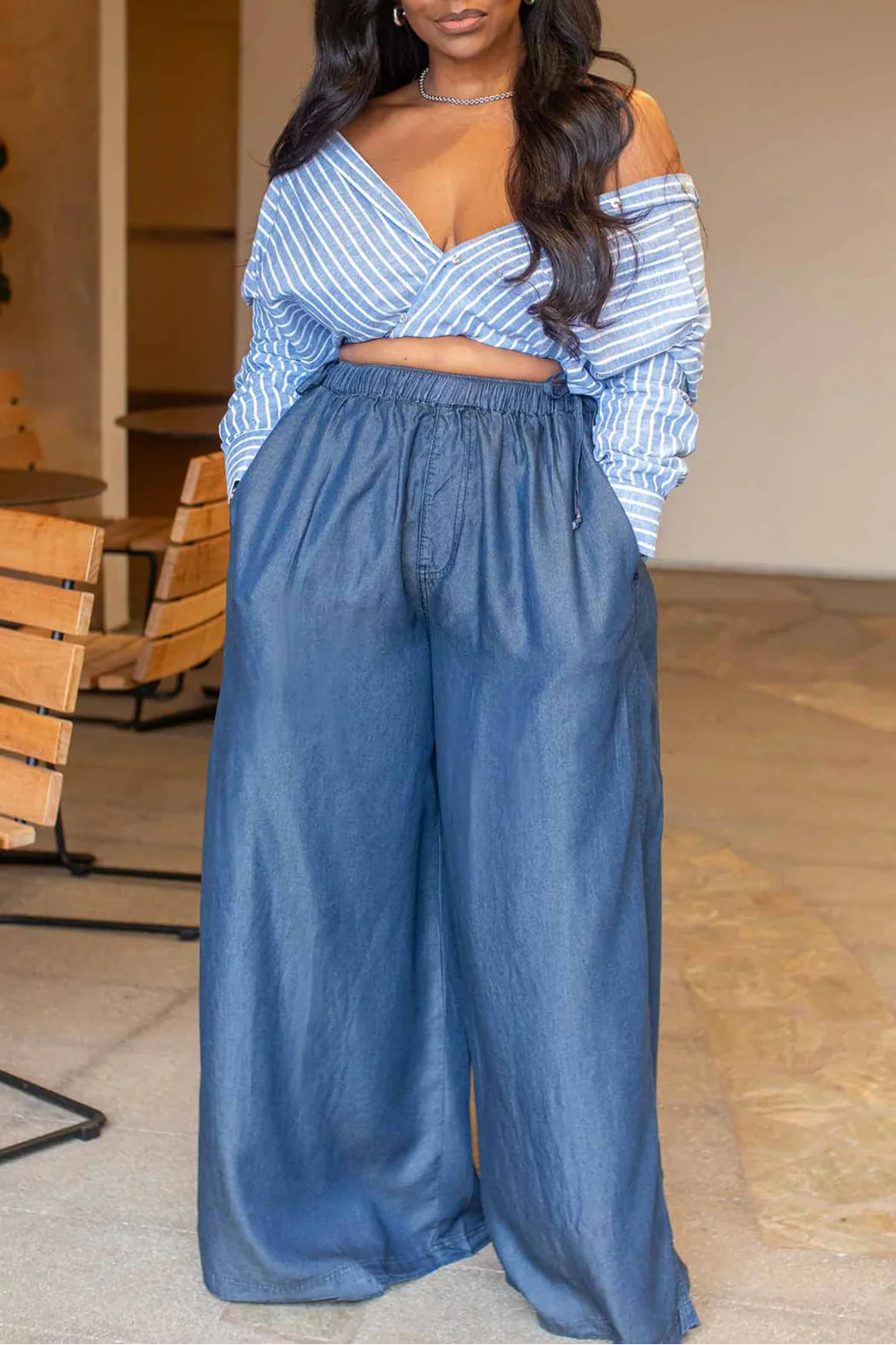 Reflect | Wide-leg Trosures