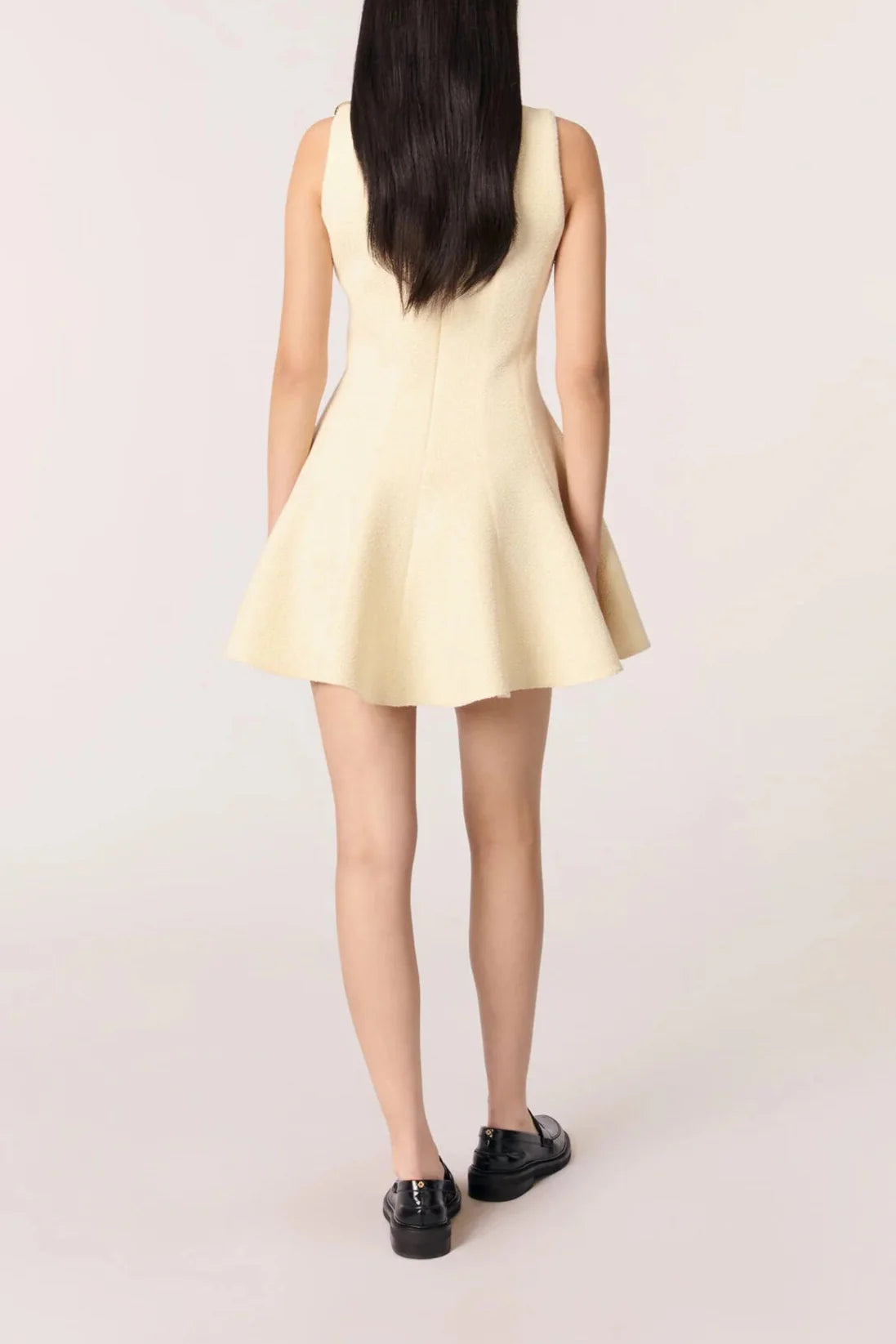 Mini Flared Tweed Dress