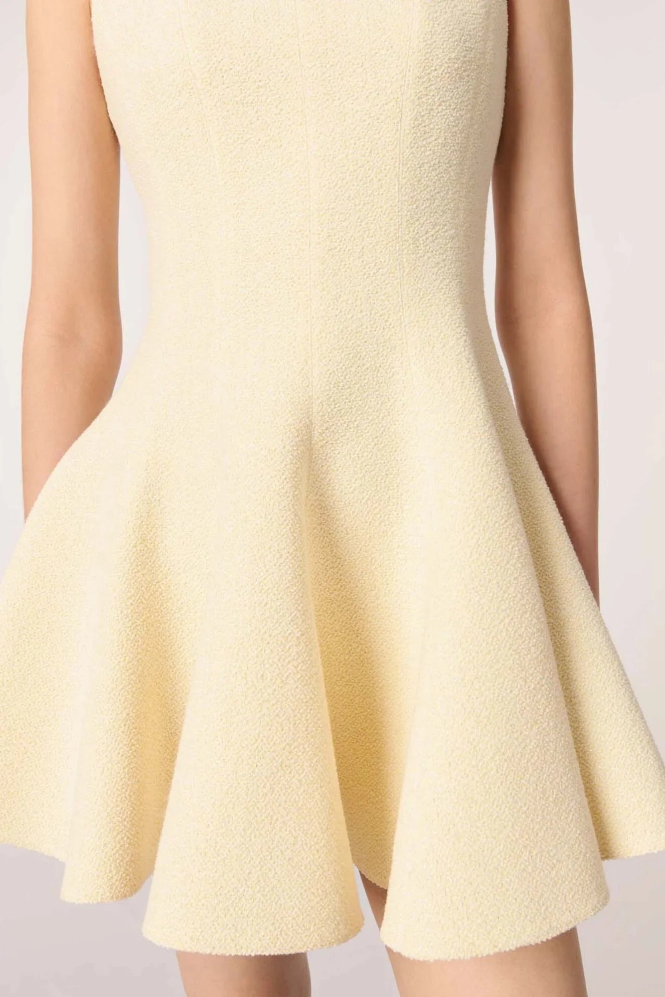 Mini Flared Tweed Dress