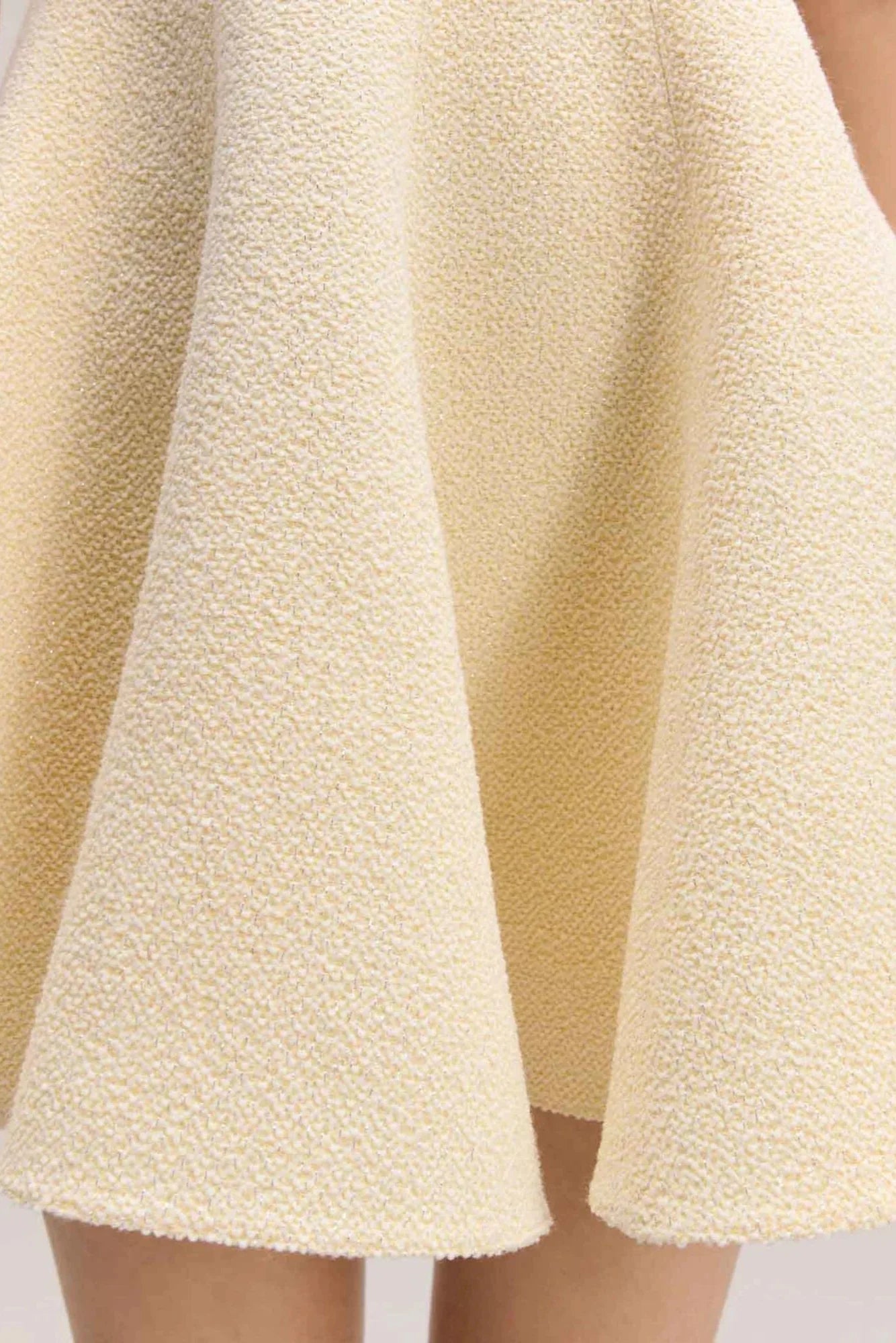 Mini Flared Tweed Dress