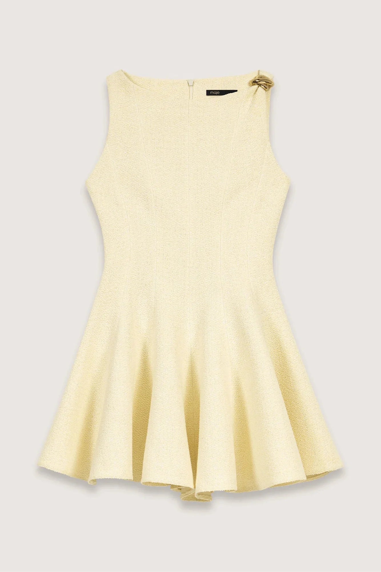 Mini Flared Tweed Dress