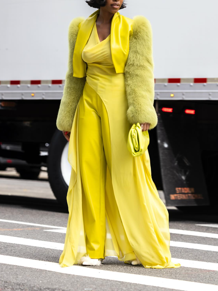 Plush Sleeve Short Coat