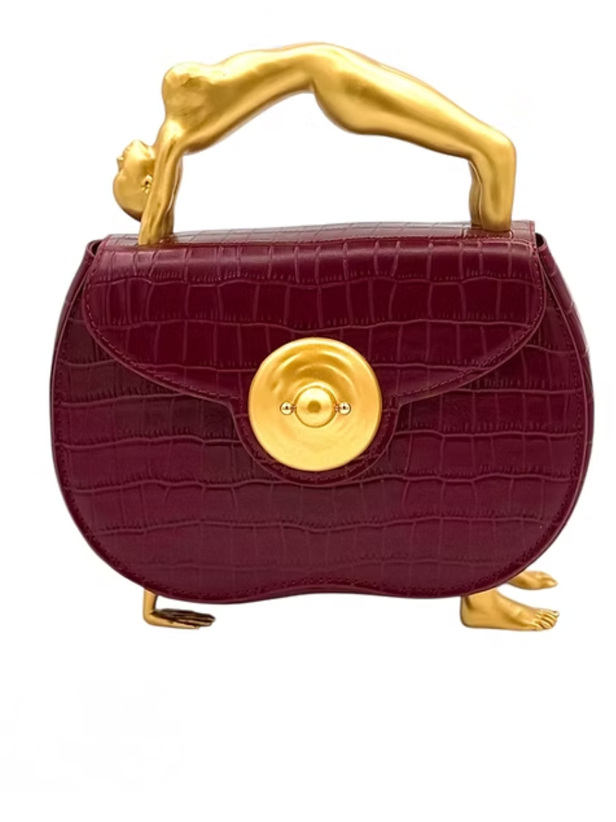 Metal Jewelry Buckle Tote