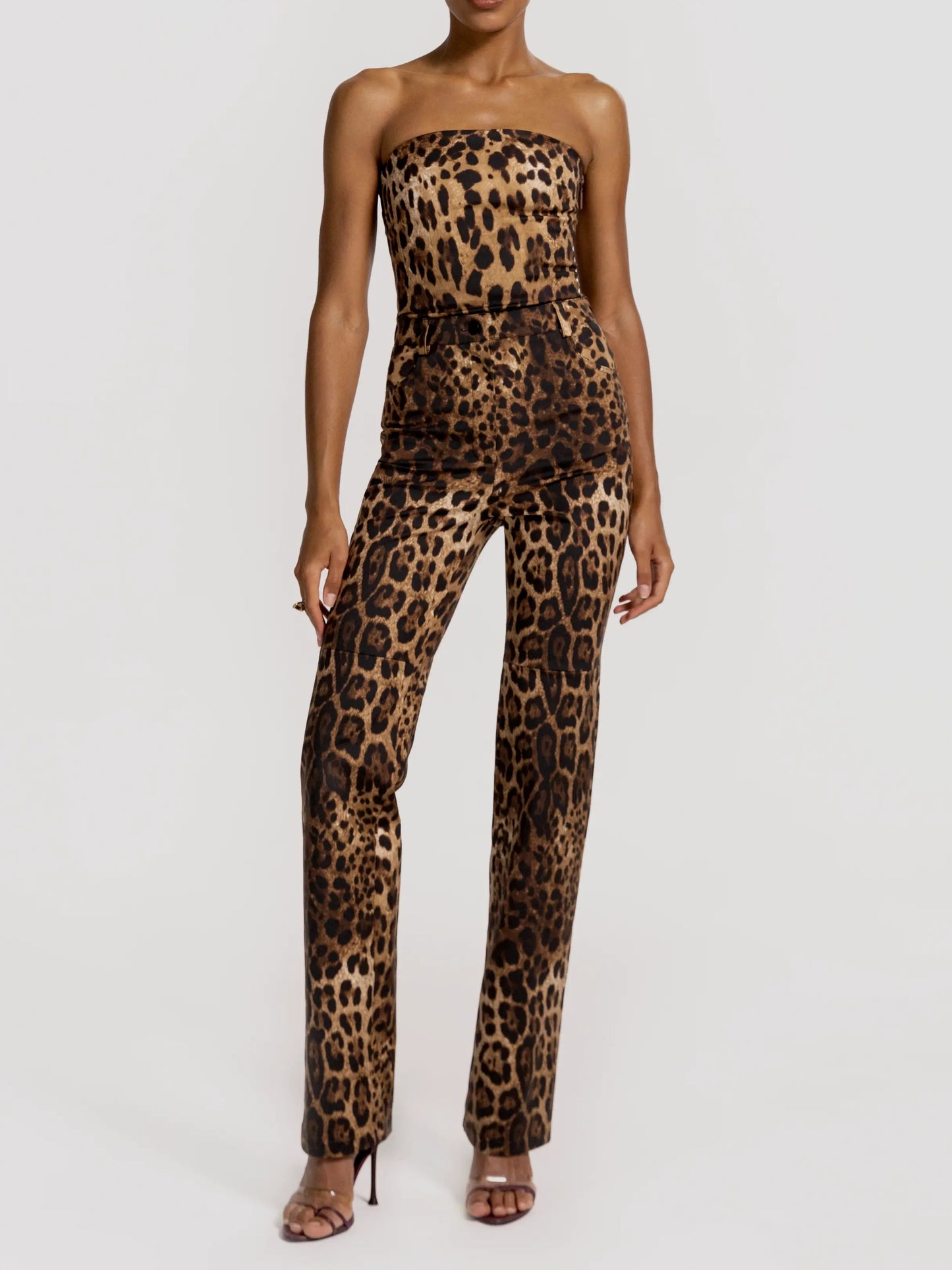 Leopard Killa pants & Killa bandeau Set