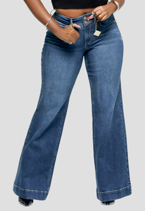 Adorable Wide-leg Apple Jeans