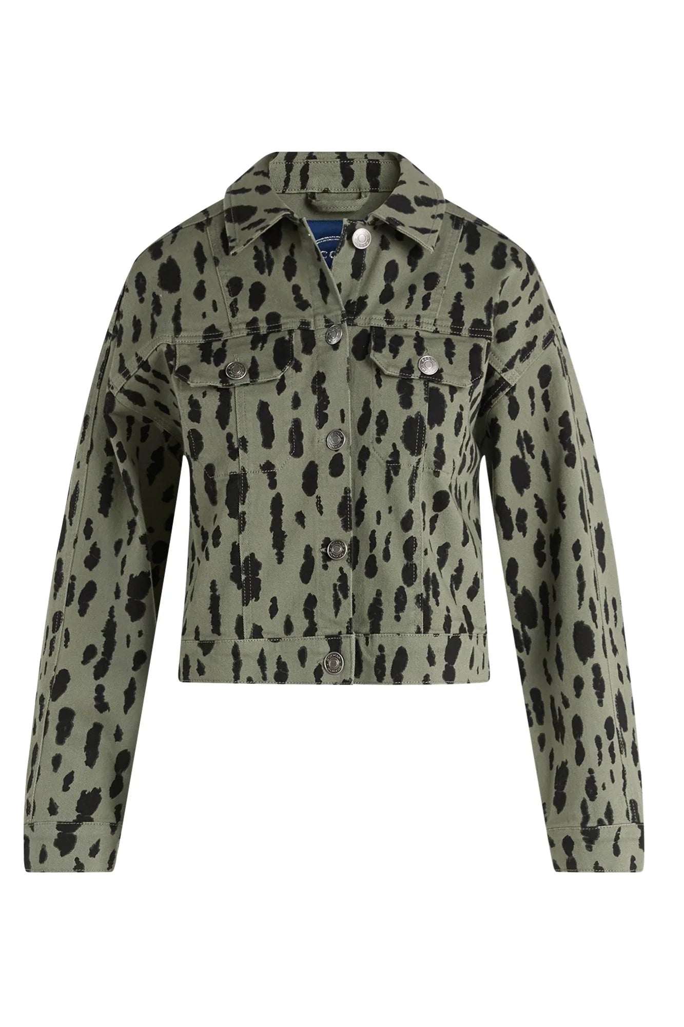 Cropped Denim Trucker Jacket