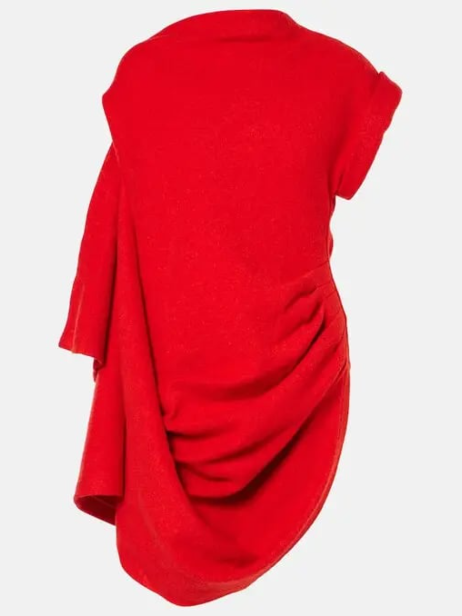 Asymmetrical Draped Top