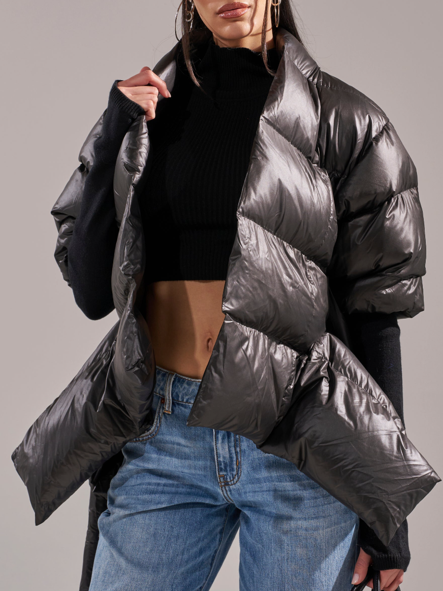 Waist-tied Down Jacket