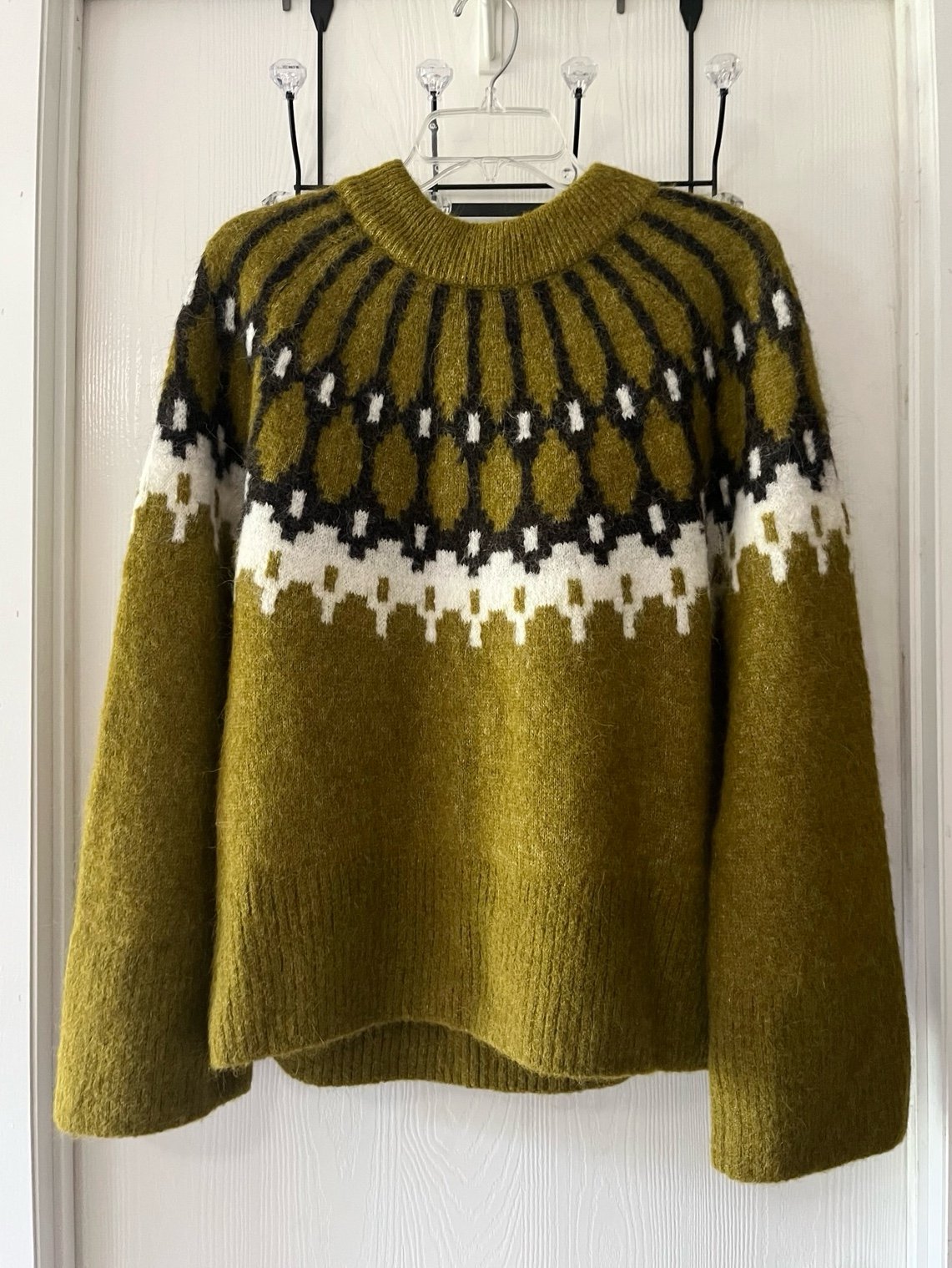 Beth Oversized Fair Isle Turtleneck Sweater